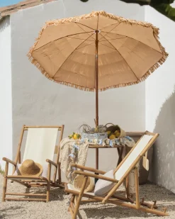 Haveparasol 175 cm CIVETTA Naturlig