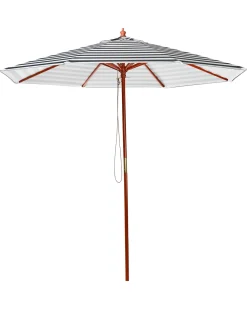 Haveparasol 260 cm FERENTILLO Sort/hvid
