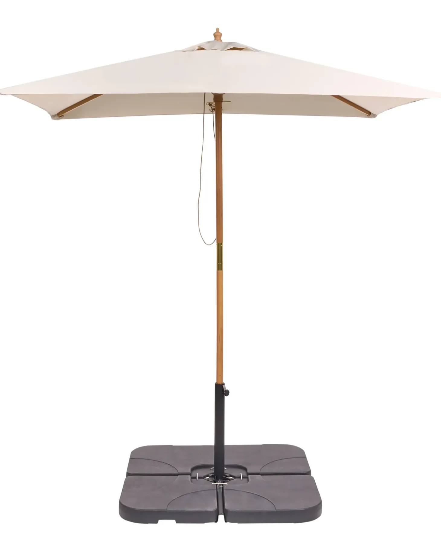 Haveparasol 195 cm FLAMENCO Lys Beige