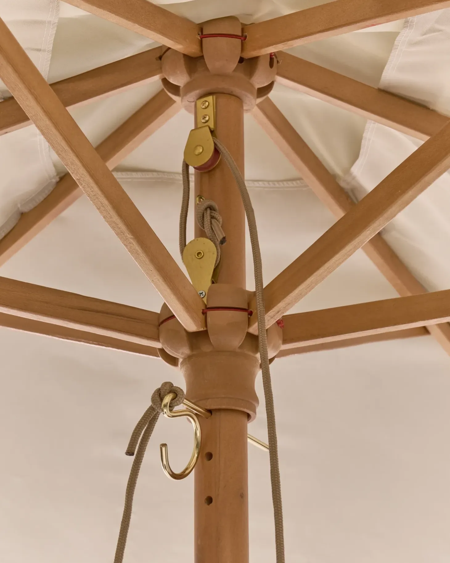 Haveparasol 195 cm FLAMENCO Lys Beige