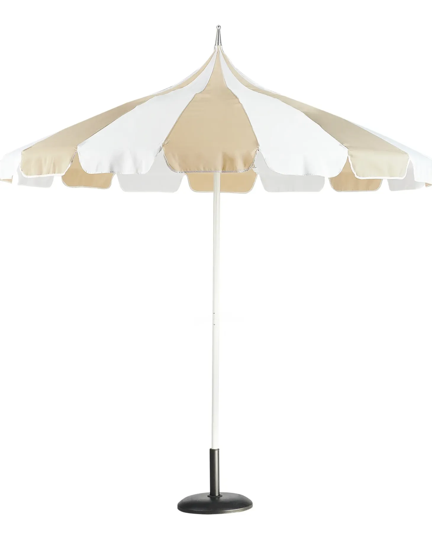 Haveparasol 245 cm MINOA Hvid/beige