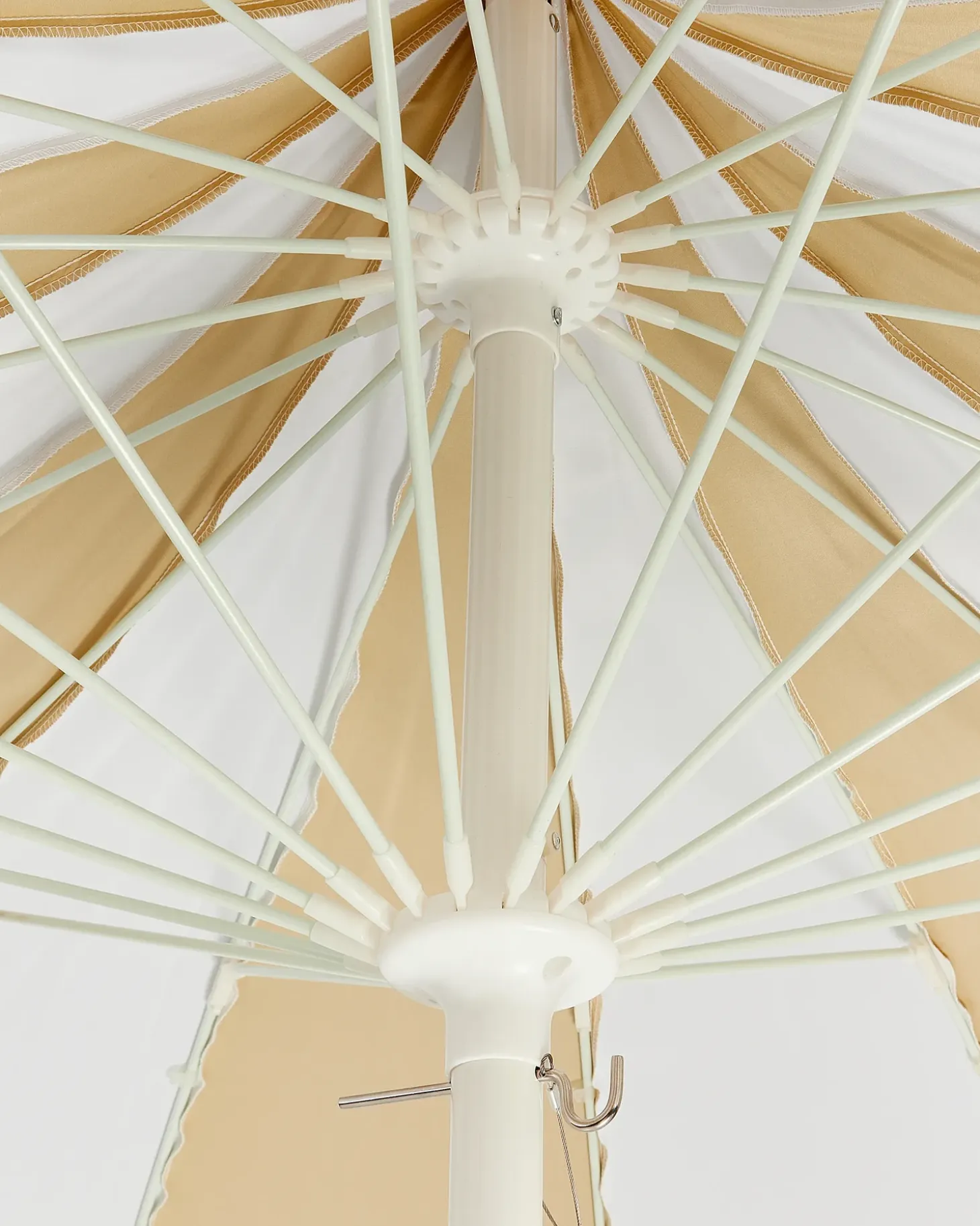 Haveparasol 245 cm MINOA Hvid/beige