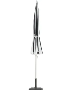 Haveparasol 245 cm MINOA Sort/hvid