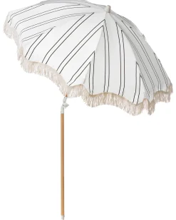 Haveparasol 155 cm MONDELLO Hvid/sort