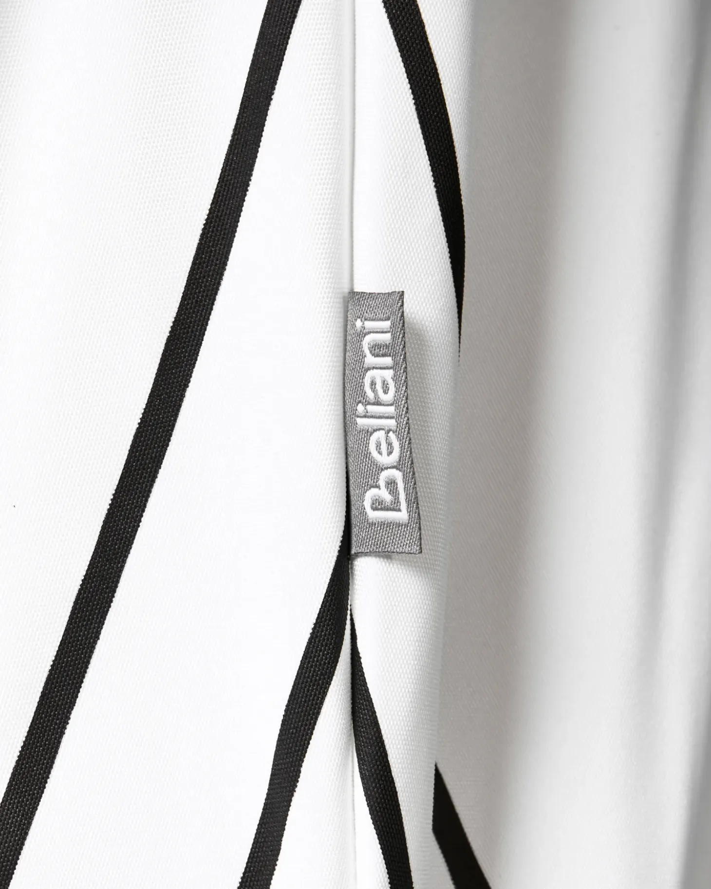 Haveparasol 155 cm MONDELLO Hvid/sort