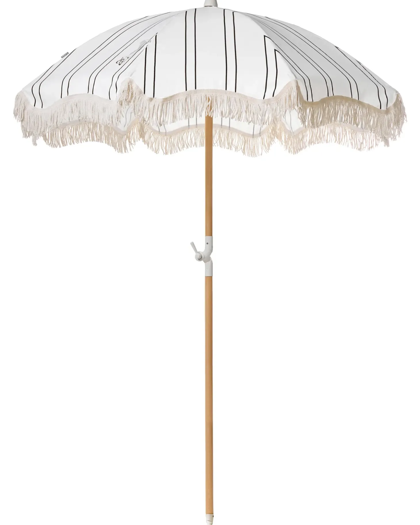 Haveparasol 155 cm MONDELLO Hvid/sort
