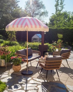 Haveparasol 150 cm MONDELLO Lyserød