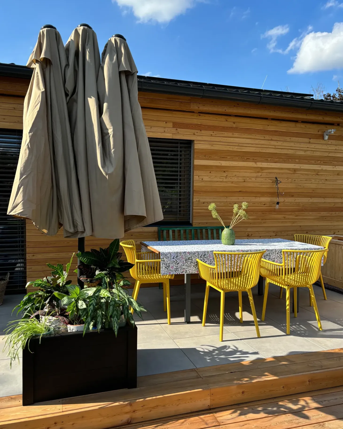 Haveparasol 460 cm SIBILLA Beige