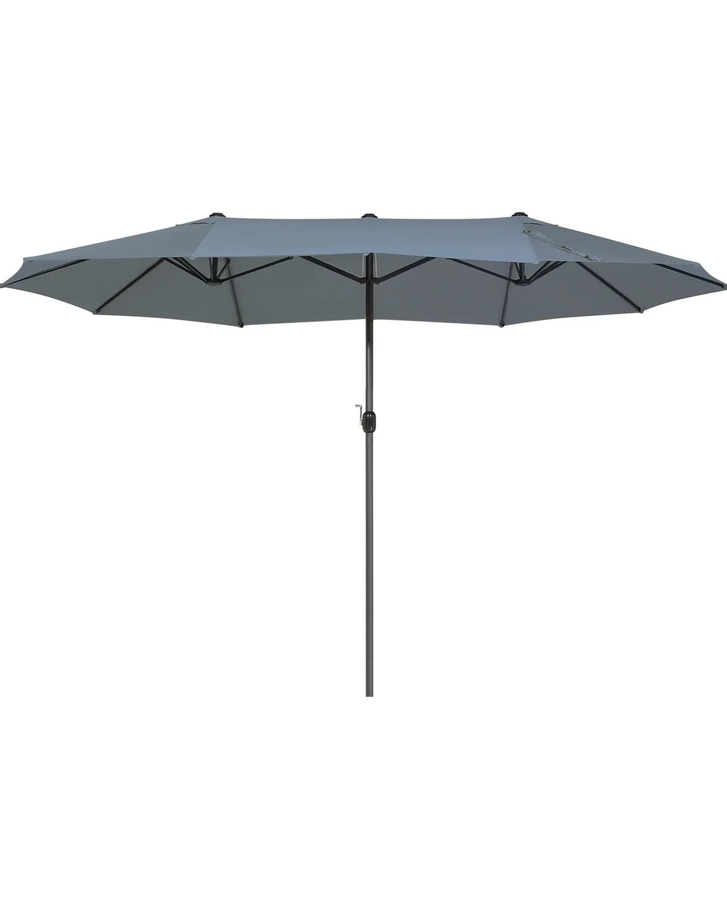 Haveparasol 460 cm SIBILLA Grå