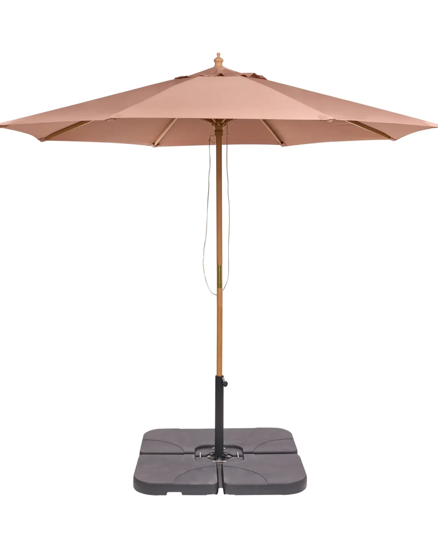 Haveparasol 270 cm TOSCANA Brun