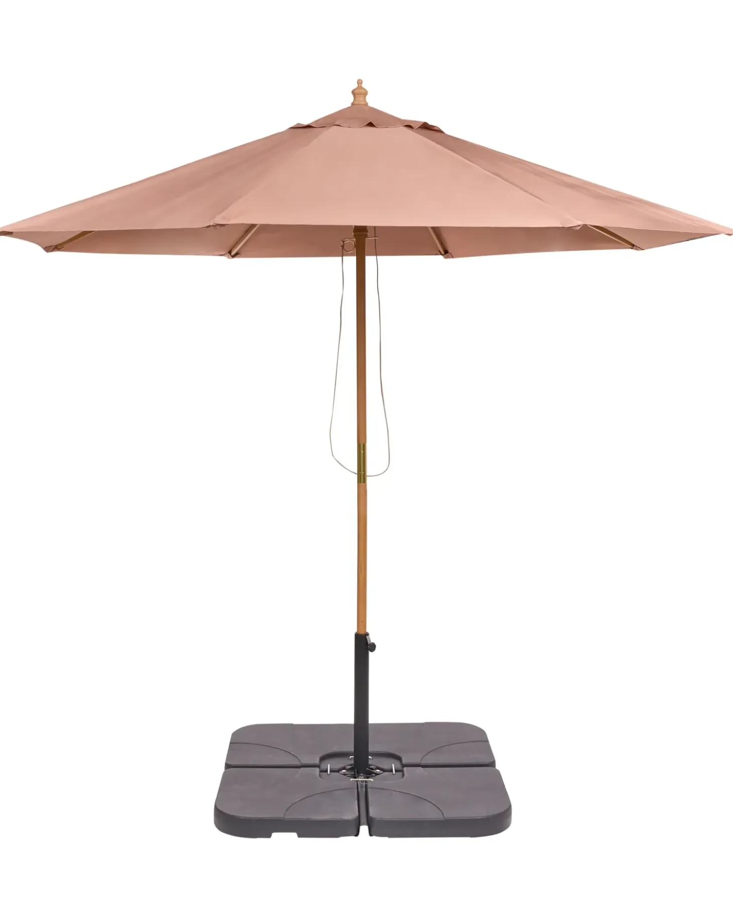 Haveparasol 270 cm TOSCANA Brun