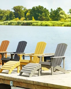 Haveskammel ADIRONDACK Lysegrå