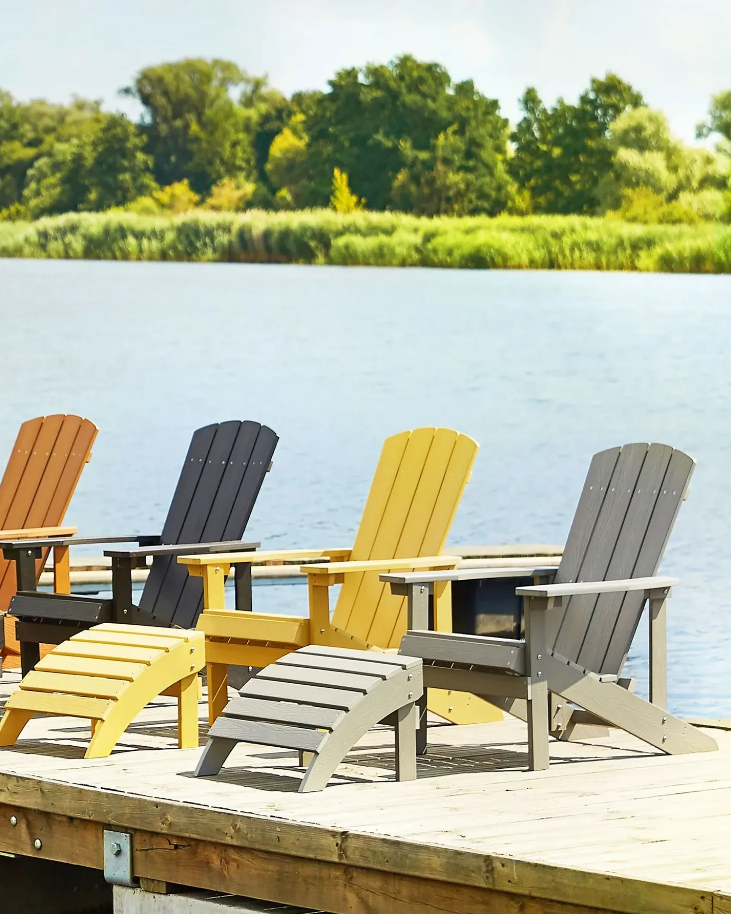 Haveskammel ADIRONDACK Turkis
