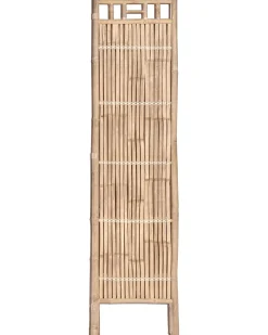 Haveskærm med 5 paneler CEFALU Foldbar Lysebrun