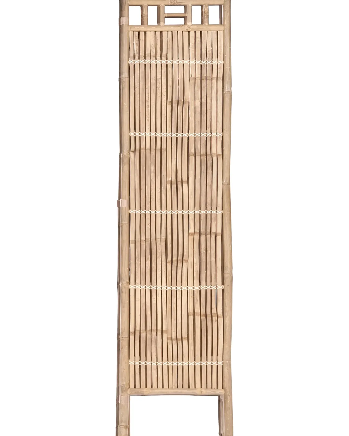 Haveskærm med 5 paneler CEFALU Foldbar Lysebrun