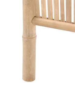 Haveskærm med 5 paneler CEFALU Foldbar Lysebrun