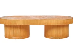 Havesofabord AIROLE 150 cm 70 cm Rattan Brun