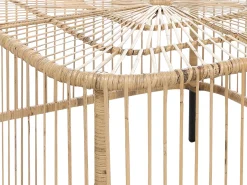 Havesofabord CESENATICO 67 cm 67 cm Rattan Naturlig