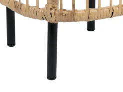 Havesofabord CESENATICO 67 cm 67 cm Rattan Naturlig