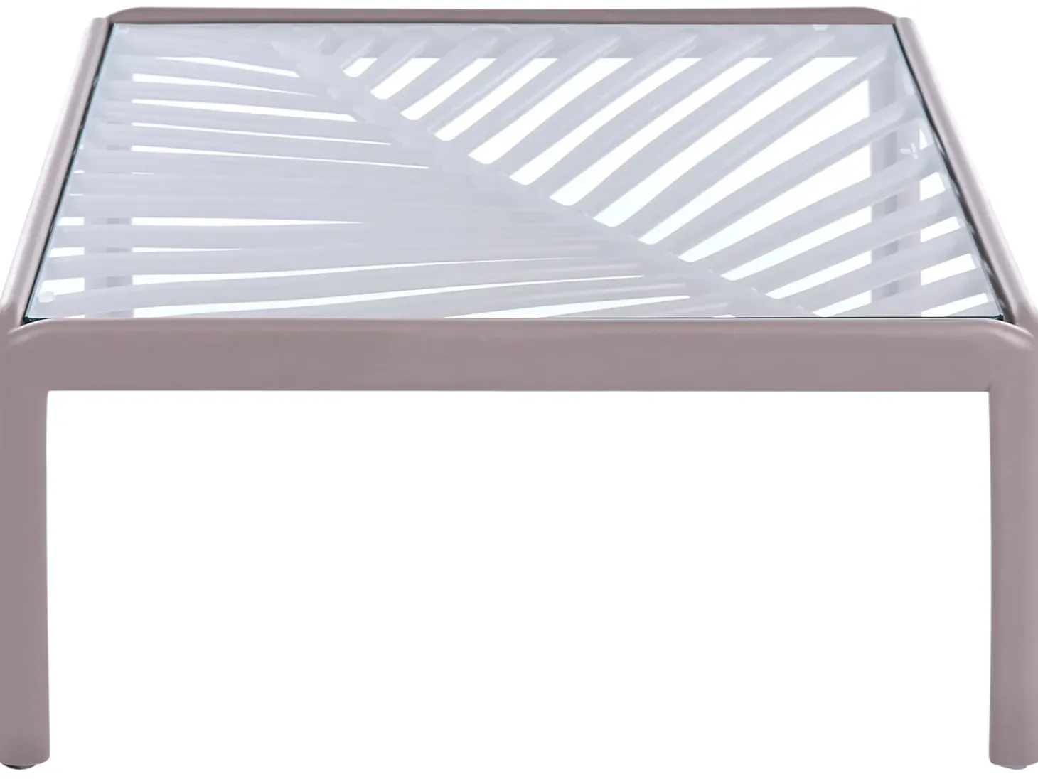 Havesofabord FERRETTI 69 cm 69 cm Brungrå