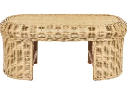 Havesofabord LIVADEIA 60 cm 96 cm Rattan Naturlig