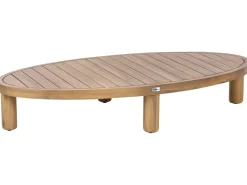 Havesofabord NUMANA 140 cm 70 cm Akacietræ Lysebrun