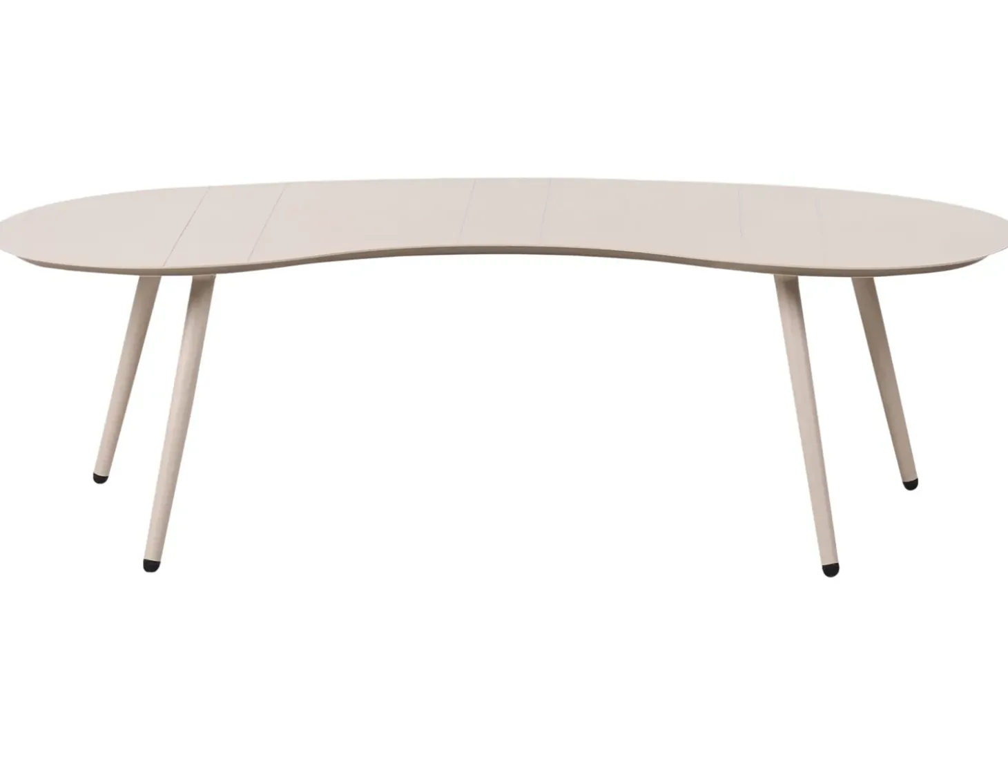 Havesofabord PARORI 65 cm 130 cm Metal Beige