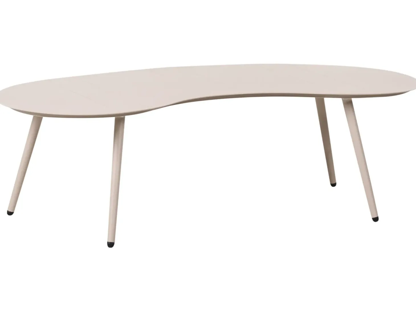 Havesofabord PARORI 65 cm 130 cm Metal Beige
