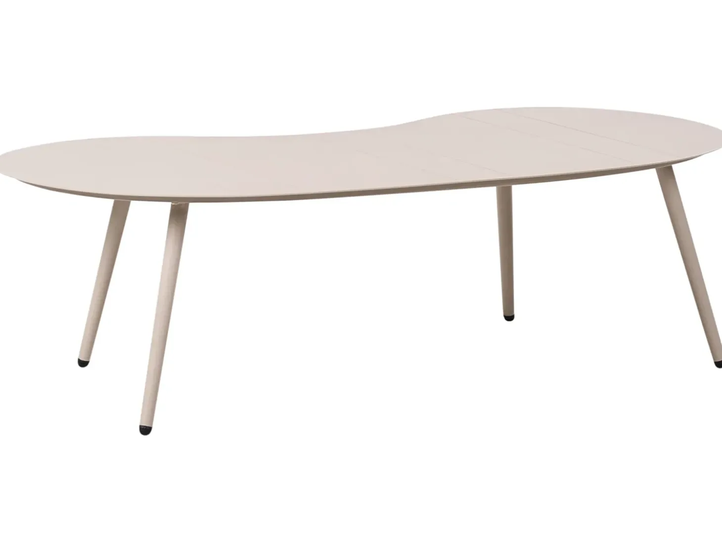 Havesofabord PARORI 65 cm 130 cm Metal Beige