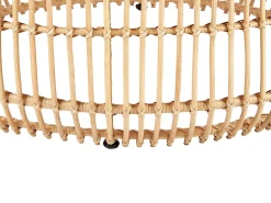 Havesofabord RANDAZZO 85 cm 85 cm Rattan Lysebrun