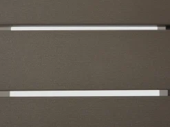 Havesofabord SALERNO 90 cm 50 cm Metal Mørkegrå