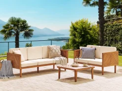 Havesofa 3 personers BARATTI Akacietræ Brun