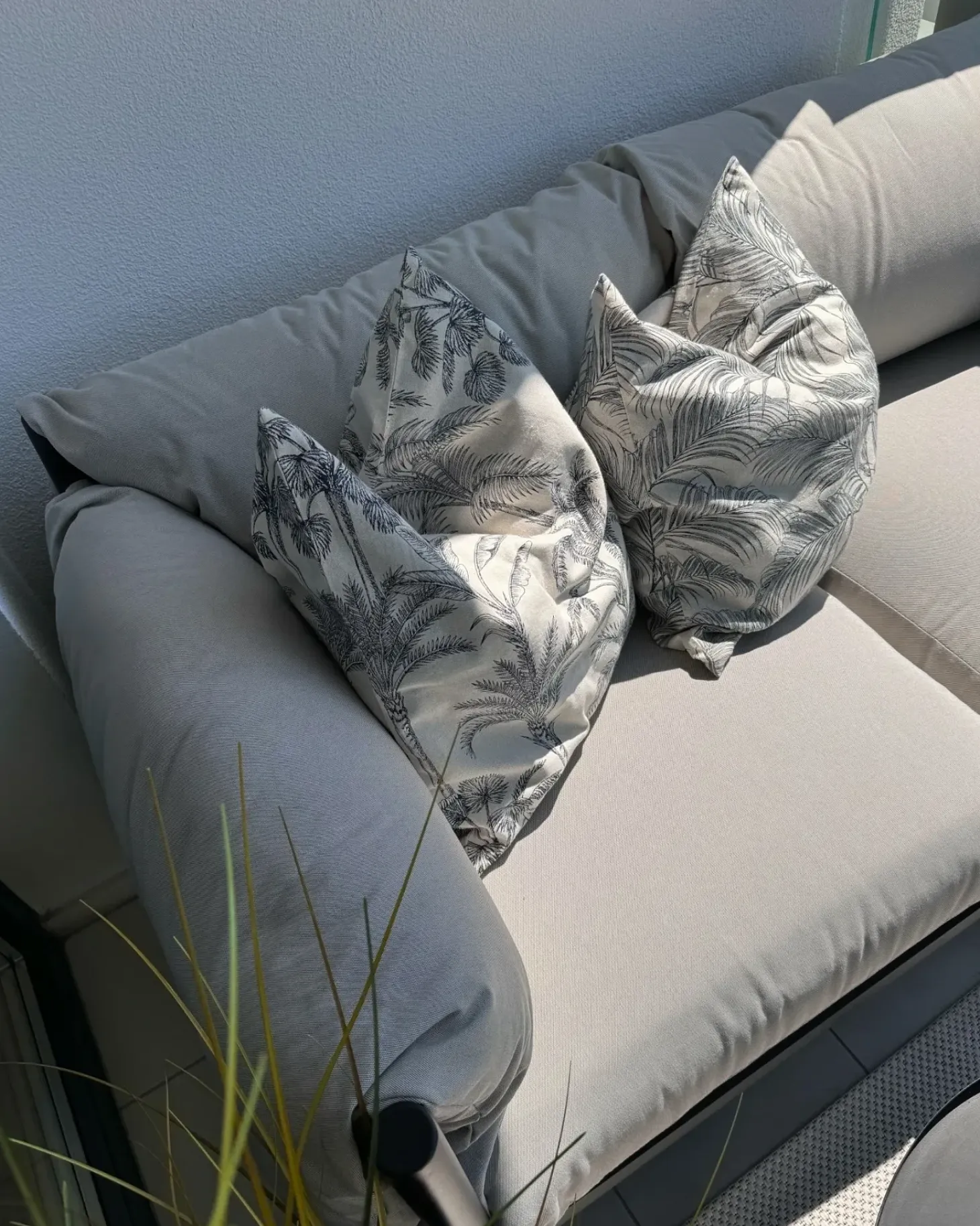 Havesofa 2 personers ESPERIA Metal Grå