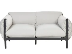 Havesofa 2 personers ESPERIA Metal Grå