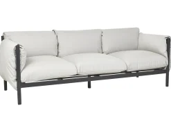 Havesofa 3 personers ESPERIA Metal Grå