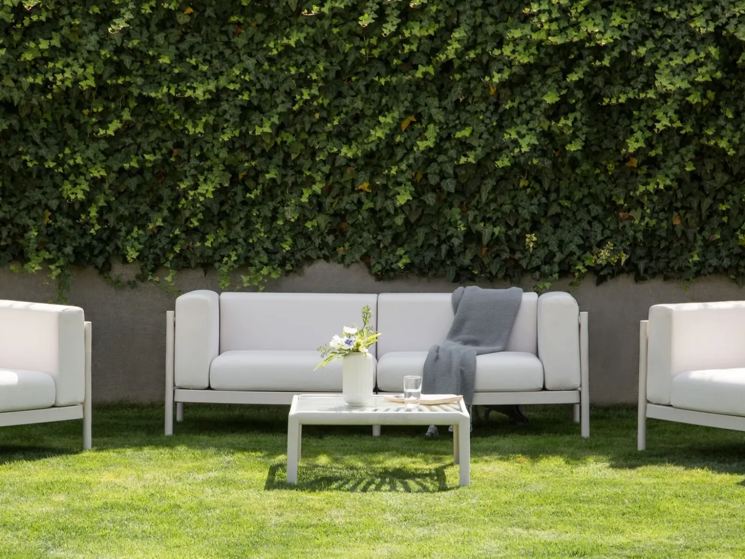 Havesofa 2 personers FERRETTI Lys Beige