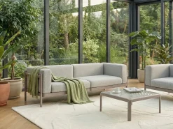 Havesofa 2 personers FERRETTI Brungrå