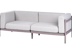Havesofa 2 personers FERRETTI Brungrå