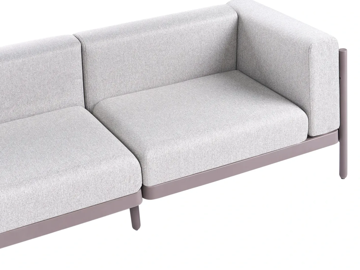 Havesofa 4 personers FERRETTI Brungrå