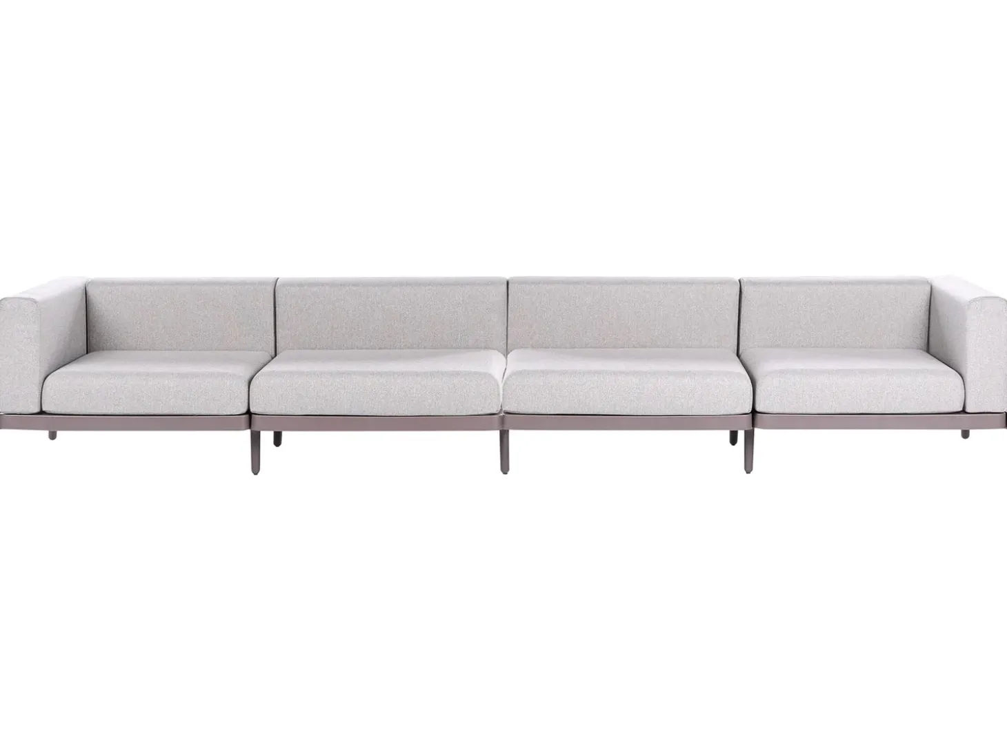 Havesofa 4 personers FERRETTI Brungrå