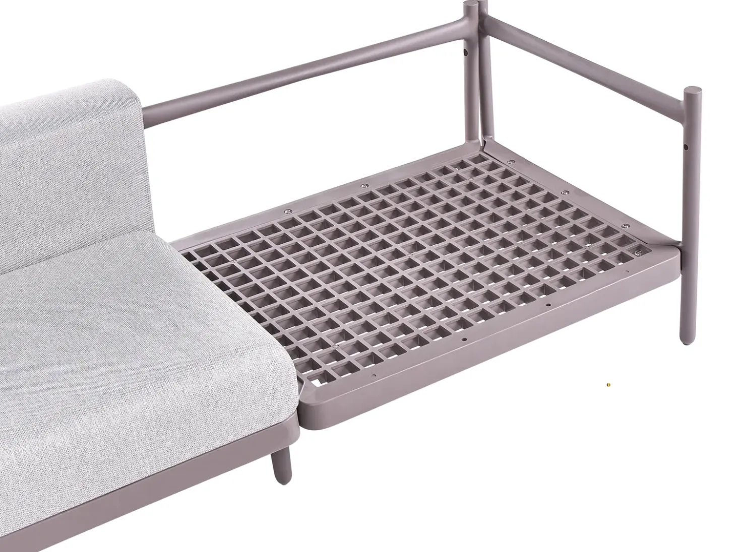 Havesofa 4 personers FERRETTI Brungrå