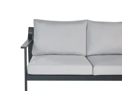 Havesofa 3 personers KIATO Metal Lysegrå