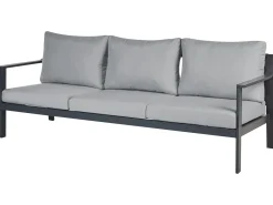 Havesofa 3 personers KIATO Metal Mørkegrå