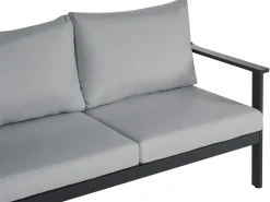 Havesofa 3 personers KIATO Metal Mørkegrå