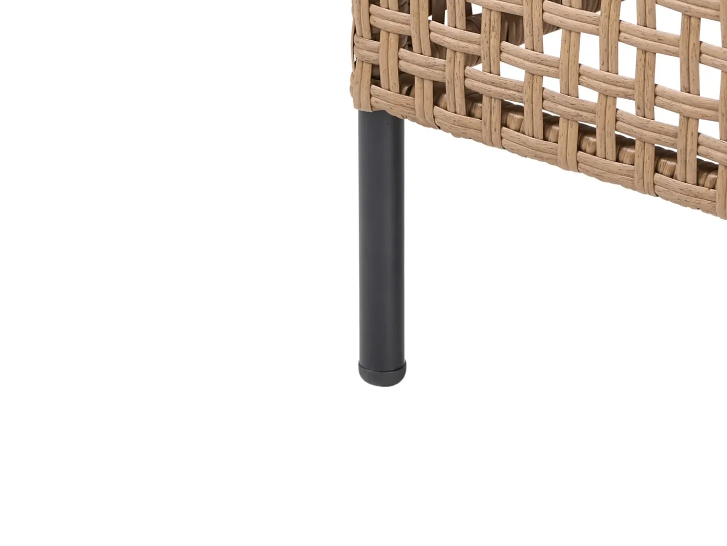 Havesofa 2 personers OMEGANA Uden armlæn PE-rattan Lys Beige