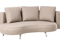 Havesofa 3 personers PARORI Højrevendt Beige