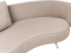 Havesofa 3 personers PARORI Højrevendt Beige