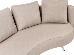 Havesofa 3 personers PARORI Højrevendt Beige