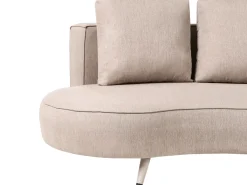 Havesofa 3 personers PARORI Højrevendt Beige