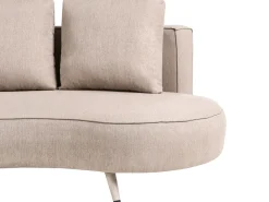 Havesofa 3 personers PARORI Venstrevendt Beige